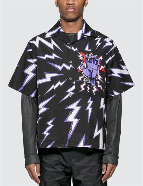 prada lightning tee|prada t-shirts for men.